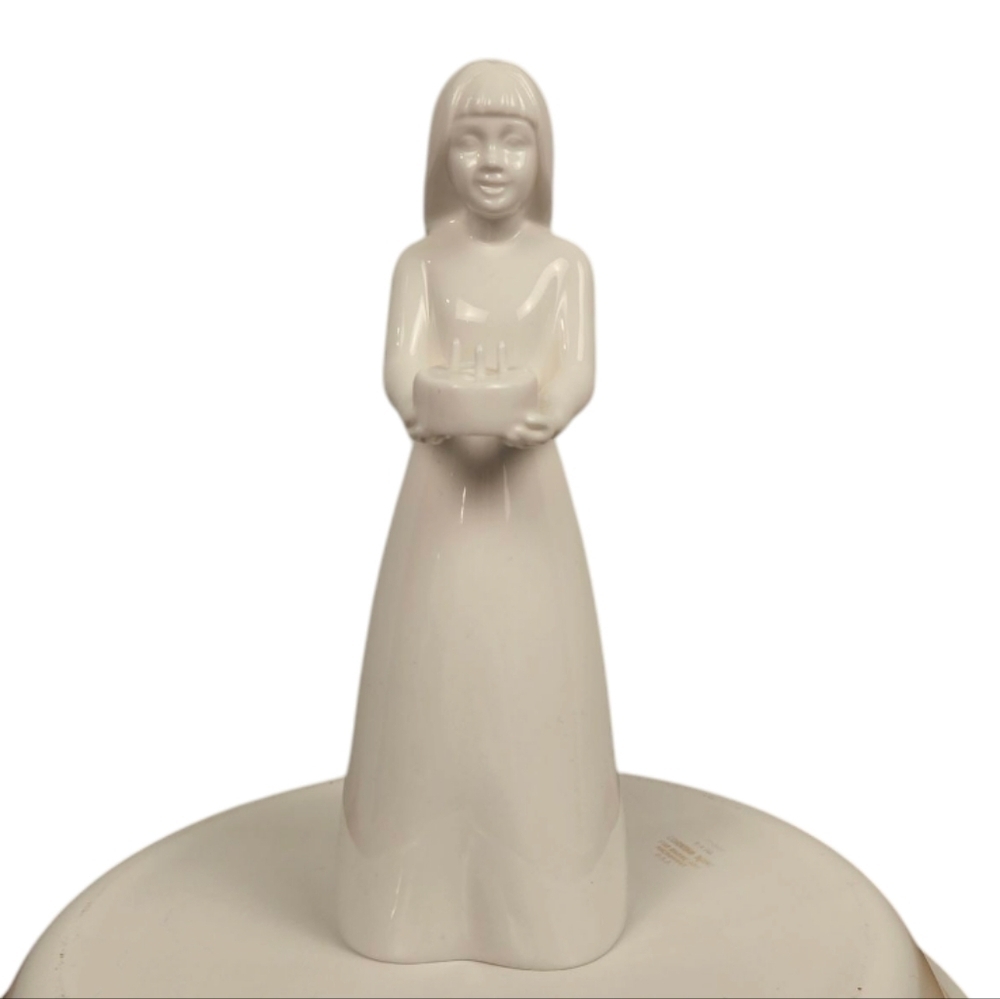 Coalport Moments Birthday Surprise White Bone China Figurine 2004​